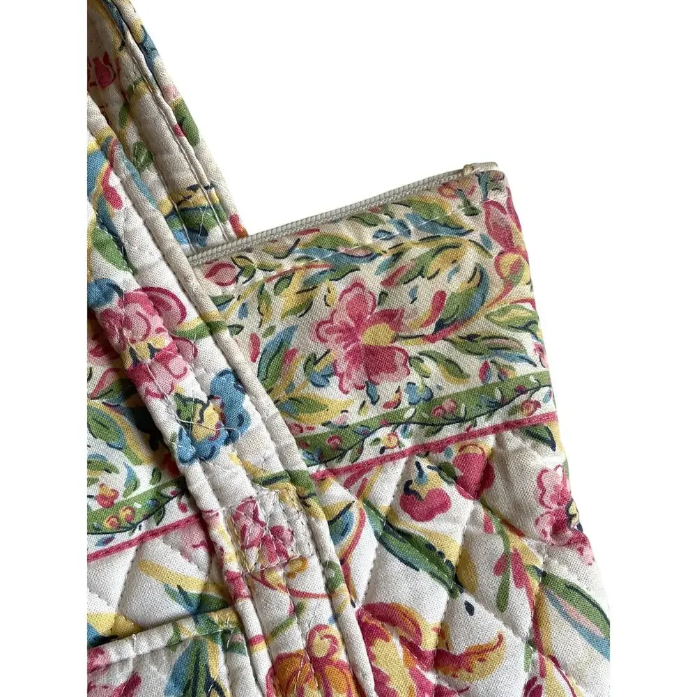 Vera Bradley Vintage Floral Pattern Tote Bag (Perennials)